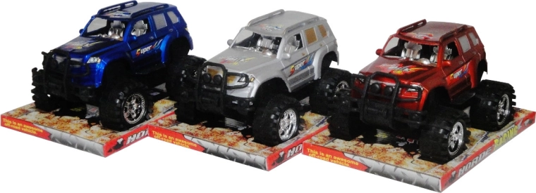 Terénní auto jeep s třecím pohonem - 1 kus
