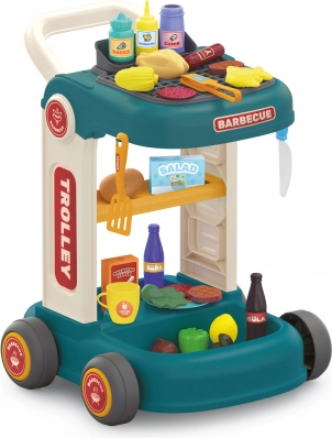 Grilovací vozík s příslušenstvím 34 × 36 × 37 cm