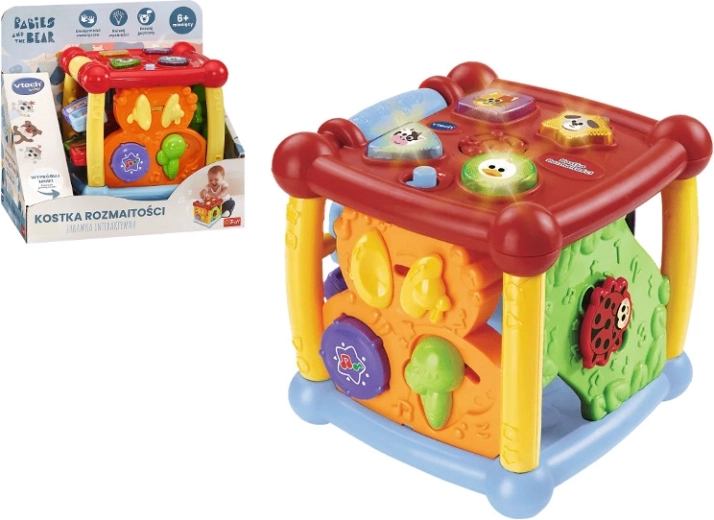 Interaktivní kostka Babies & The Bear