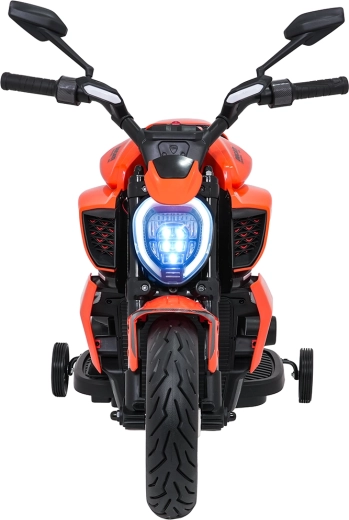 Dětská elektrická motorka DUCATI Diavel x BENTLEY zelená – Oranžová