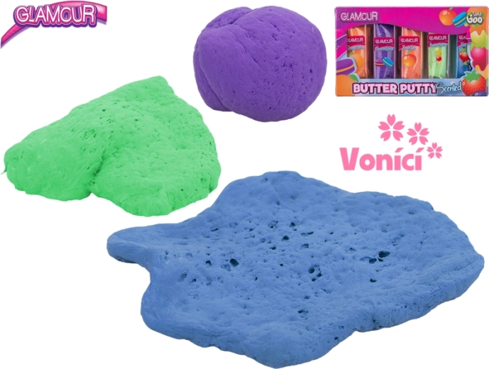 Glamour máslová voňavá modelovací hmota 5×60 g