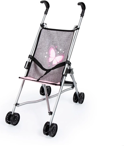 Bayer kočárek pro panenky Buggy šedý