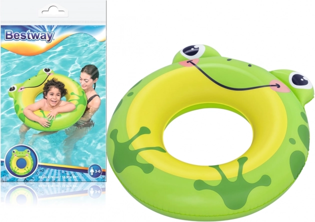 Nafukovací plovací kruh žabka 76 × 85 cm Bestway