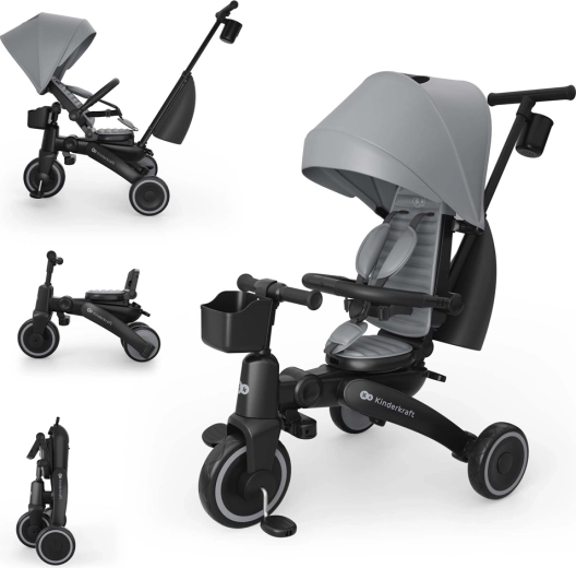 Kinderkraft tříkolka jazz 3 grey