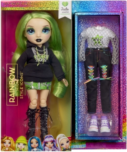 Rainbow High módní panenka jade hunter se 2 outfity