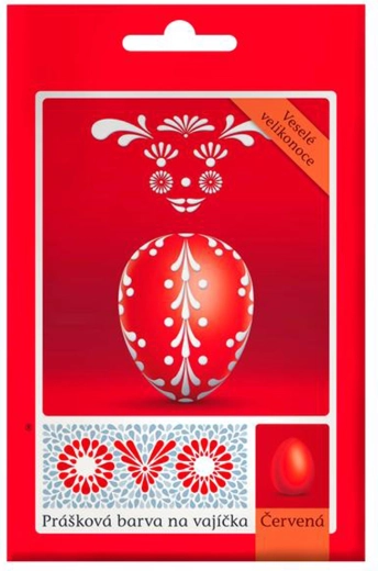 OvO prášková barva na velikonoční vajíčka – červená