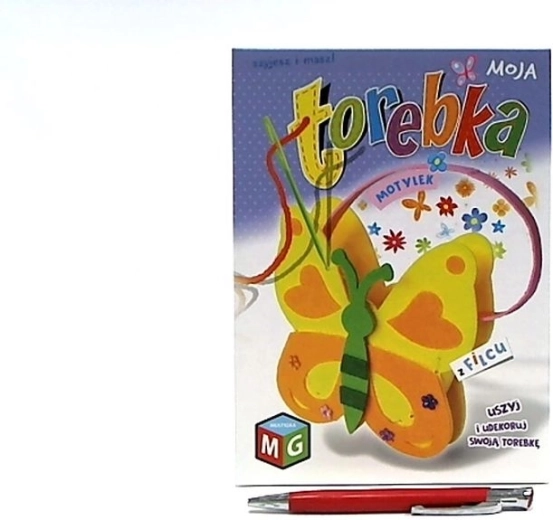 MOJA TOREBKA filcová kabelka motýlek