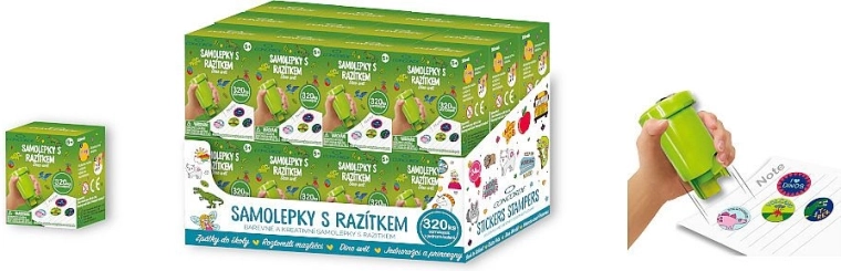 Samolepky s razítkem CONCORDE Dino svět – sada 320 ks