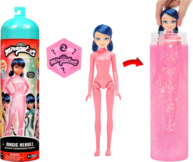 Miraculous Magic Heroez panenka Marinette s magickou proměnou a doplňky