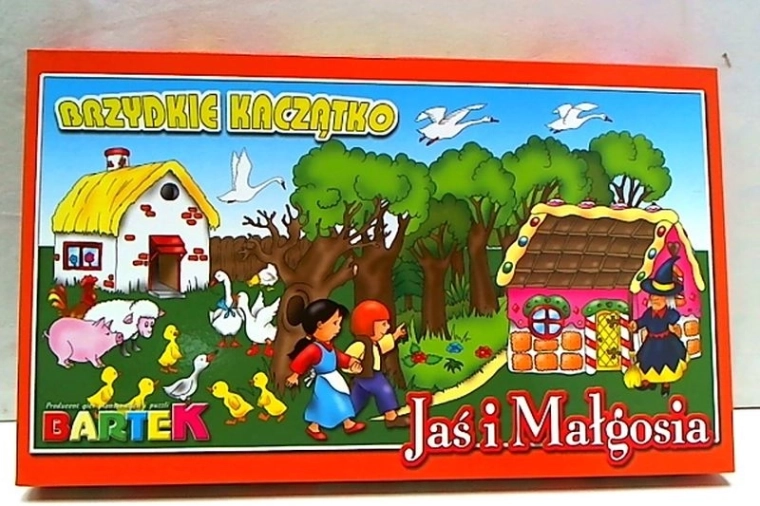 Sada dětských her 2 v 1 Jeníček a Mařenka / Ošklivé káčátko