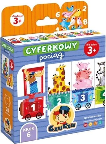 CzuCzu cyferkový vláček – puzzle na počítání do 10