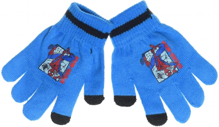 Dotykové zimní dětské rukavice Spiderman - 1 kus