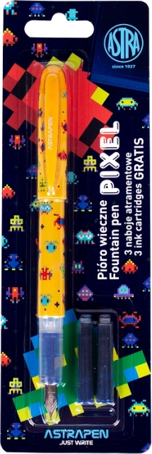 Plnicí pero Astra Pixel se třemi náplněmi