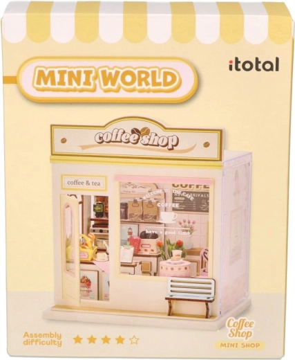 i-Total Mini diorama DIY kavárna pro vlastní sestavení
