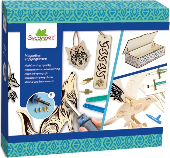 Lovely box – pyrografie keltské ornamenty