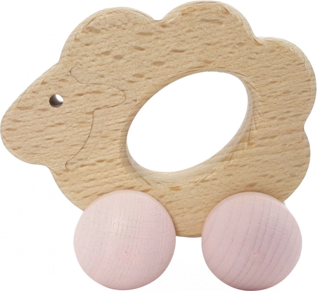 Hess dřevěná ovečka na kolečkách