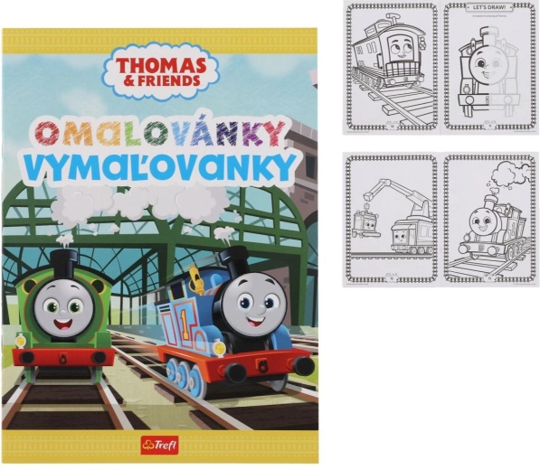 Omalovánky Mašinka Tomáš