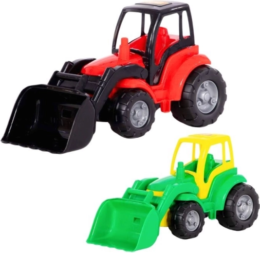 Mega traktor s přední lopatou pro děti