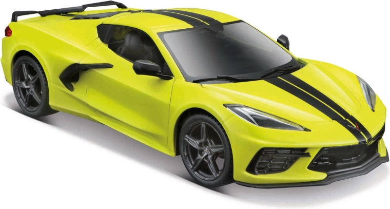 Maisto Chevrolet Corvette Stingray coupe Z51 2020 žlutá 1:24