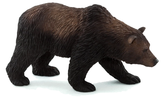 Realistická figurka medvěda Grizzly