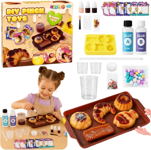 Kreativní DIY sada na výrobu squishy mačkacích sladkostí