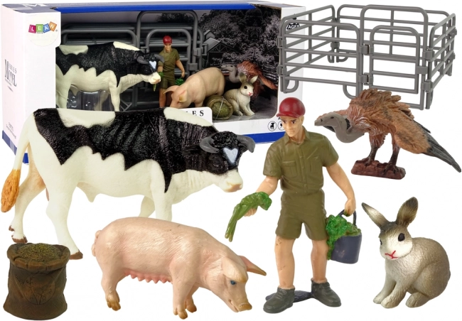Velká sada figurek zvířat domácí farma