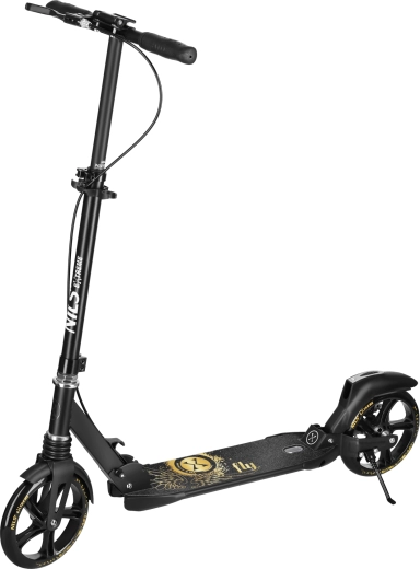 Skládací koloběžka NILS Extreme Fly 200 mm zlatá