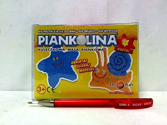 Piankolina žlutá modelovací hmota 4 kostky