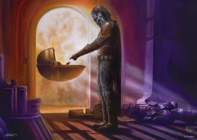 Puzzle Mandalorian: Bod zlomu 1000 dílků