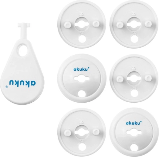 Záslepky do zásuvek akuku – dětské pojistky, 6 ks