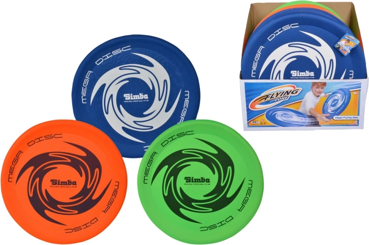 Mega létající disk z textilu 44 cm (3 varianty) - 1 kus