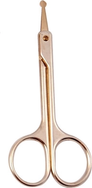 Canpol babies celokovové nůžky s kulatou špičkou pro děti