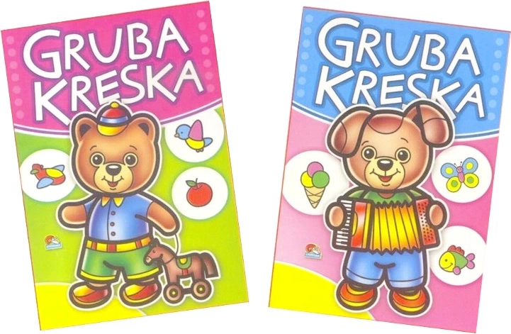 Omalovánka pro nejmenší – tlustá čára