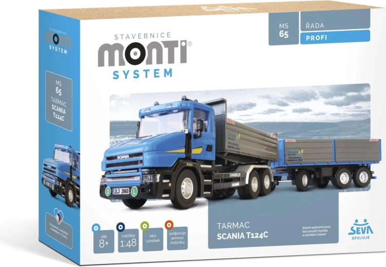 Stavebnice Monti System 65 Scania Tarmac