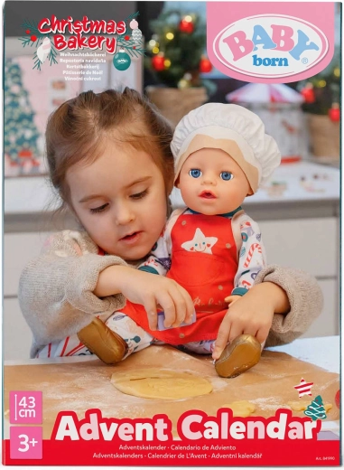 Baby Born adventní kalendář 2026 s doplňky pro panenku 43 cm