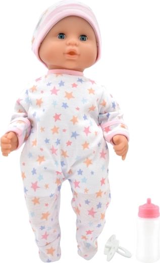 Dolls World miminko Baby Joy bílé 38 cm
