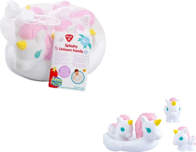 Playgo cákající rodinka jednorožců