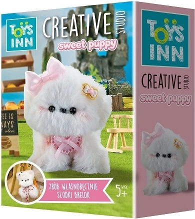 STNUX Sweet puppy bílý pejsek – DIY sada na výrobu přívěsku