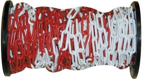 Plastový bezpečnostní řetěz červeno-bílý 30 m