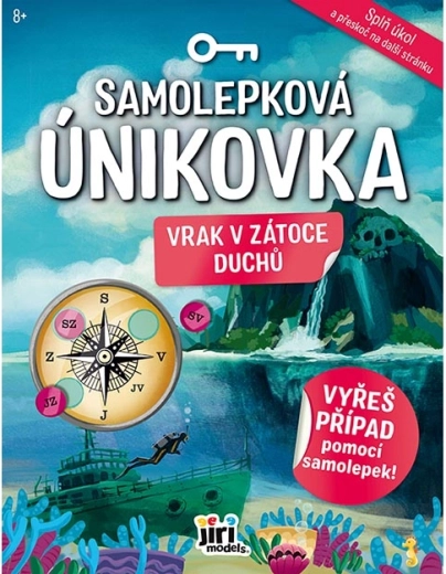 Samolepková únikovka Vrak v zátoce duchů