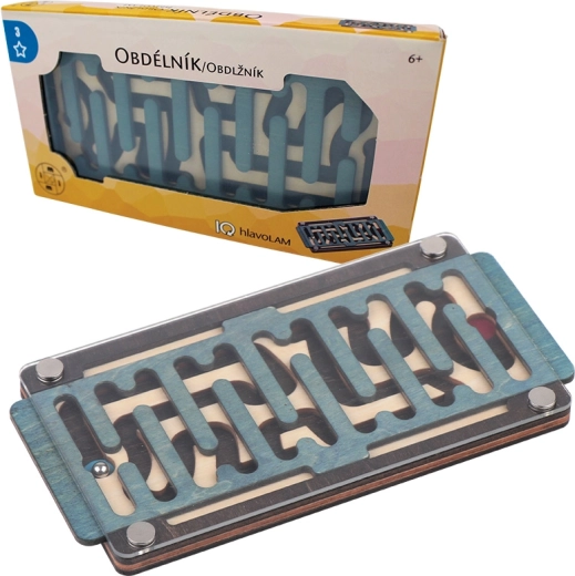 Dřevěný hlavolam obdélník