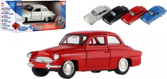 Kovový model auta Škoda Octavia 1959 1:34–1:39, 11 cm, volný chod