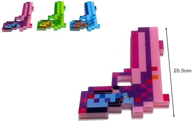 Dětská pistole Gazelo Pixel se světelnými a zvukovými efekty