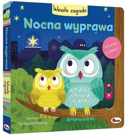 Wesoła zagroda – noční výprava (interaktivní knížka s posuvnými prvky)