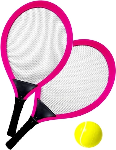 Maxi badminton – velké rakety s míčkem a košíčkem
