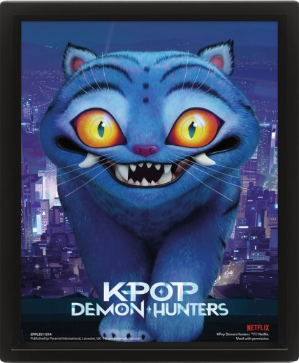 K-pop demon hunters 3D plakát