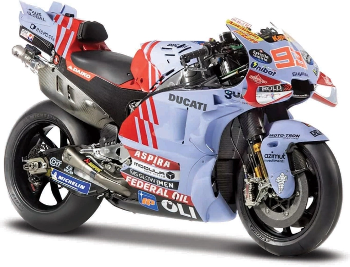 Maisto motocykl Gresini Racing 2024 Marc Marquez 1:18