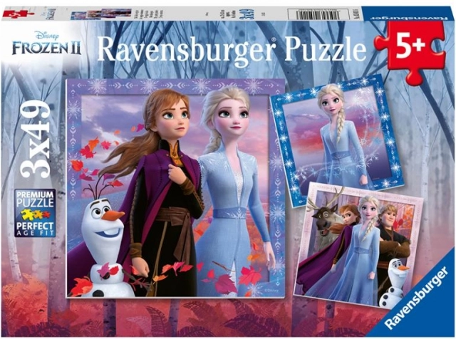 Ravensburger puzzle Ledové království 2: Cesta 3x49 dílků