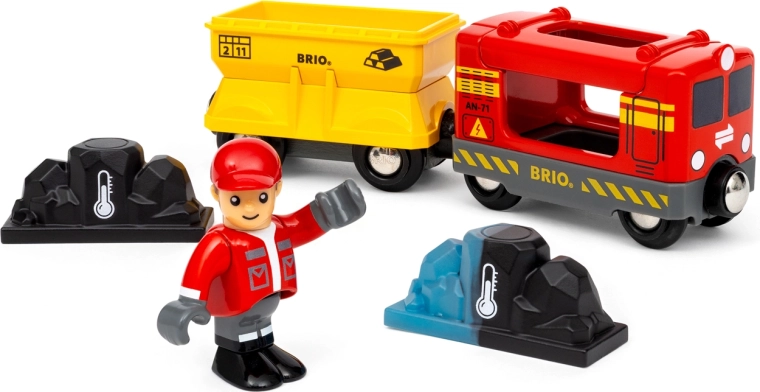 Brio world nákladní vláček s měnícími se drahokamy