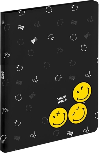 Pořadač A4 se 4 kroužky SMILEY WORLD z polypropylenu